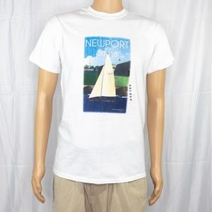 Newport Rhode Island 2013 Sailboat White Shirt